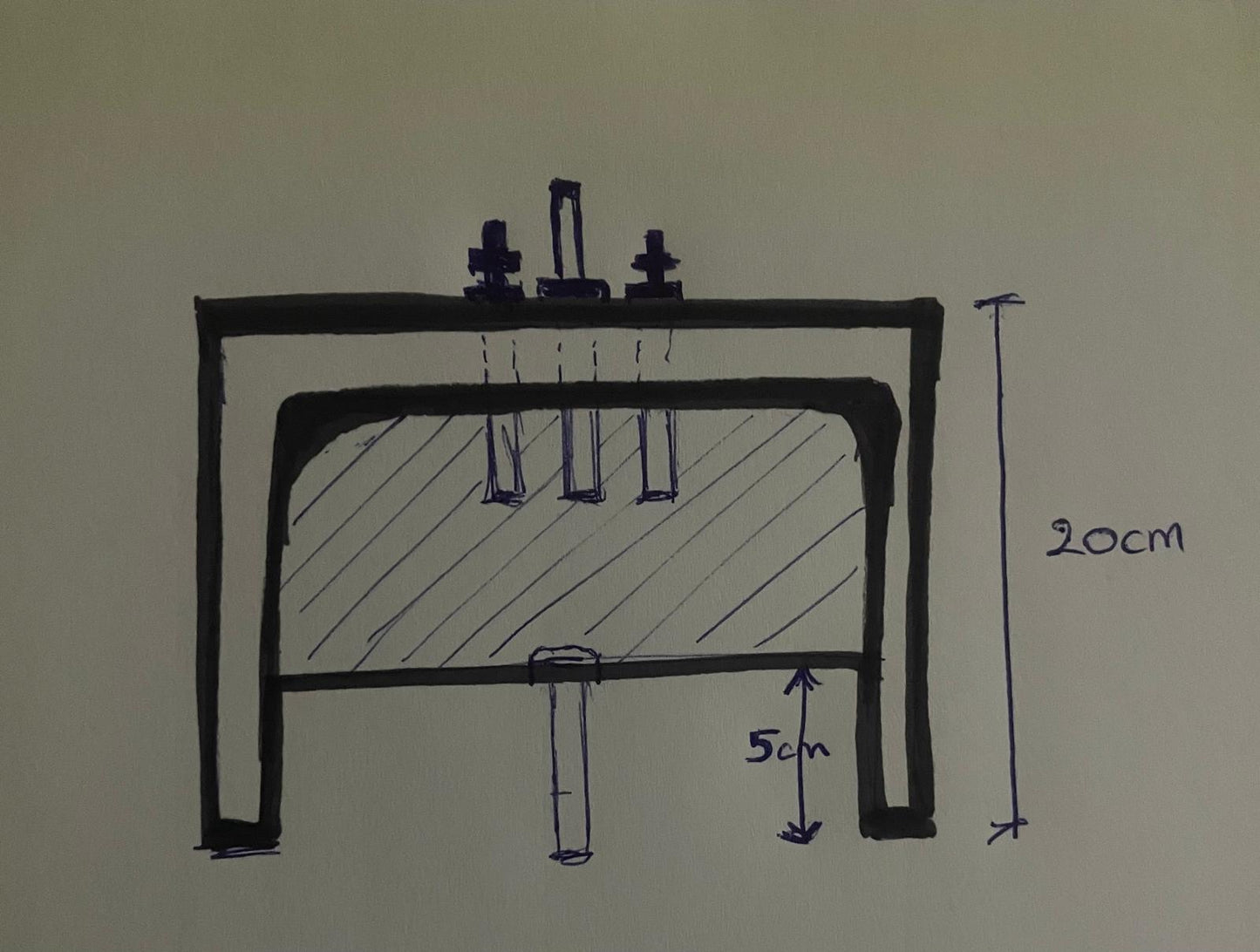 Custom Order Wall Mounted Calacatta Gold Marble Sink, Handmade Powder Room Vanity Sink, Marble Double Sink (W)60, (D)45, (H)20 cm, (H)27.5 cm Backsplash